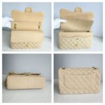 Chanel Jumbo Double Flap Beige Lambskin with Gold Hardware #GUURL-2 - Image 4