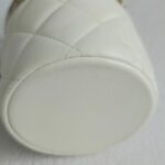 Chanel Lock Frame Round Vanity Case with Chain and Gold Hardware #GUURT-5 - Image 10