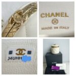 Chanel Lock Frame Round Vanity Case with Chain and Gold Hardware #GUURT-5 - Image 11
