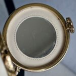 Chanel Lock Frame Round Vanity Case with Chain and Gold Hardware #GUURT-5 - Image 13