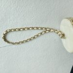 Chanel Lock Frame Round Vanity Case with Chain and Gold Hardware #GUURT-5 - Image 12