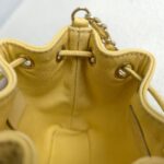 Chanel Mini Business Affinity Bucket Bag Yellow Grained Calfskin with Gold Hardware #GUURT-4 - Image 22