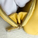 Chanel Mini Business Affinity Bucket Bag Yellow Grained Calfskin with Gold Hardware #GUURT-4 - Image 21