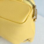 Chanel Mini Business Affinity Bucket Bag Yellow Grained Calfskin with Gold Hardware #GUURT-4 - Image 10