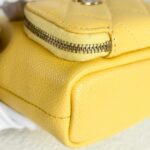 Chanel Mini Business Affinity Bucket Bag Yellow Grained Calfskin with Gold Hardware #GUURT-4 - Image 8
