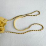 Chanel Mini Business Affinity Bucket Bag Yellow Grained Calfskin with Gold Hardware #GUURT-4 - Image 16
