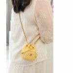 Chanel Mini Business Affinity Bucket Bag Yellow Grained Calfskin with Gold Hardware #GUURT-4 - Image 27