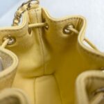 Chanel Mini Business Affinity Bucket Bag Yellow Grained Calfskin with Gold Hardware #GUURT-4 - Image 23