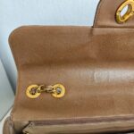 Chanel Vintage Maxi Jumbo Brown Grained Calfskin with Gold Hardware #GUURS-2 - Image 17
