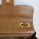 Chanel Vintage Maxi Jumbo Brown Grained Calfskin with Gold Hardware #GUURS-2 - Image 18