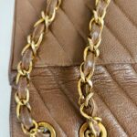 Chanel Vintage Maxi Jumbo Brown Grained Calfskin with Gold Hardware #GUURS-2 - Image 16