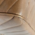 Chanel Vintage Maxi Jumbo Brown Grained Calfskin with Gold Hardware #GUURS-2 - Image 14