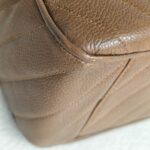 Chanel Vintage Maxi Jumbo Brown Grained Calfskin with Gold Hardware #GUURS-2 - Image 13