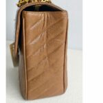 Chanel Vintage Maxi Jumbo Brown Grained Calfskin with Gold Hardware #GUURS-2 - Image 7