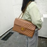 Chanel Vintage Maxi Jumbo Brown Grained Calfskin with Gold Hardware #GUURS-2 - Image 43
