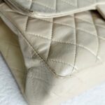 Chanel Vintage Medium Double Flap Bag Beige Lambskin with Gold Hardware #GUCEU-1 - Image 10