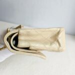 Chanel Vintage Medium Double Flap Bag Beige Lambskin with Gold Hardware #GUCEU-1 - Image 7
