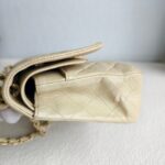 Chanel Vintage Medium Double Flap Bag Beige Lambskin with Gold Hardware #GUCEU-1 - Image 6