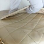 Chanel Vintage Medium Double Flap Bag Beige Lambskin with Gold Hardware #GUCEU-1 - Image 15