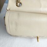Chanel Vintage Medium Double Flap Bag Beige Lambskin with Gold Hardware #GUCEU-1 - Image 20