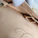 Chanel Vintage Medium Double Flap Bag Beige Lambskin with Gold Hardware #GUCEU-1 - Image 31