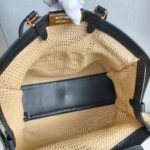 Fendi Peekaboo X-Tote Medium Brown Rafia with Leather and Gold Hardware #RTOS-1 - Image 34