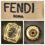 Fendi Peekaboo X-Tote Medium Brown Rafia with Leather and Gold Hardware #RTOS-1 - Image 26