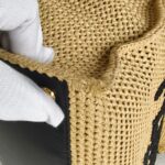 Fendi Peekaboo X-Tote Medium Brown Rafia with Leather and Gold Hardware #RTOS-1 - Image 14