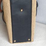 Fendi Peekaboo X-Tote Medium Brown Rafia with Leather and Gold Hardware #RTOS-1 - Image 11