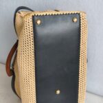 Fendi Peekaboo X-Tote Medium Brown Rafia with Leather and Gold Hardware #RTOS-1 - Image 10