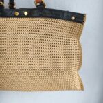 Fendi Peekaboo X-Tote Medium Brown Rafia with Leather and Gold Hardware #RTOS-1 - Image 7