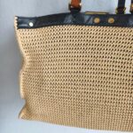 Fendi Peekaboo X-Tote Medium Brown Rafia with Leather and Gold Hardware #RTOS-1 - Image 6