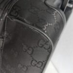 Gucci Off The Grid Trolley Suitcase Black Canvas with Leather and Silver Hardware #GUCUU-2 - Image 17