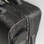 Gucci Off The Grid Trolley Suitcase Black Canvas with Leather and Silver Hardware #GUCUU-2 - Image 20