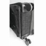 Gucci Off The Grid Trolley Suitcase Black Canvas with Leather and Silver Hardware #GUCUU-2 - Image 16