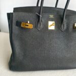 Hermes Birkin 35 Black Togo Leather with Gold Plated Hardware #GUCEL-1 - Image 3