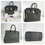 Hermes Birkin 35 Black Togo Leather with Gold Plated Hardware #GUCEL-1 - Image 2