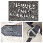 Hermes In The Loop 18 Brown Swift Leather /Beige Toile H Canvas with Palladium Hardware #GUCLO-1 - Image 16