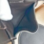 Hermes In The Loop 18 Brown Swift Leather /Beige Toile H Canvas with Palladium Hardware #GUCLO-1 - Image 18