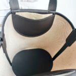 Hermes In The Loop 18 Brown Swift Leather /Beige Toile H Canvas with Palladium Hardware #GUCLO-1 - Image 22