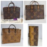 LV OnTheGo GM Monogram and Monogram Reverse Coated Canvas #GUUCU-1 - Image 2