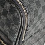 LV Pegase 55 Trolley Luggage Damier Graphite Coated Canvas with Leather and Silver Hardware #GUUTC-4 - Image 13