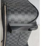 LV Pegase 55 Trolley Luggage Damier Graphite Coated Canvas with Leather and Silver Hardware #GUUTC-4 - Image 17