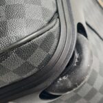 LV Pegase 55 Trolley Luggage Damier Graphite Coated Canvas with Leather and Silver Hardware #GUUTC-4 - Image 21