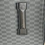 LV Pegase 55 Trolley Luggage Damier Graphite Coated Canvas with Leather and Silver Hardware #GUUTC-4 - Image 25