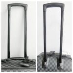 LV Pegase 55 Trolley Luggage Damier Graphite Coated Canvas with Leather and Silver Hardware #GUUTC-4 - Image 26