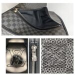 LV Pegase 55 Trolley Luggage Damier Graphite Coated Canvas with Leather and Silver Hardware #GUUTC-4 - Image 28