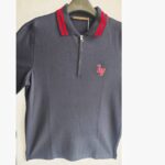 LV Polo Top Long Sleeve Blue Wool #RSLY-69 - Image 5