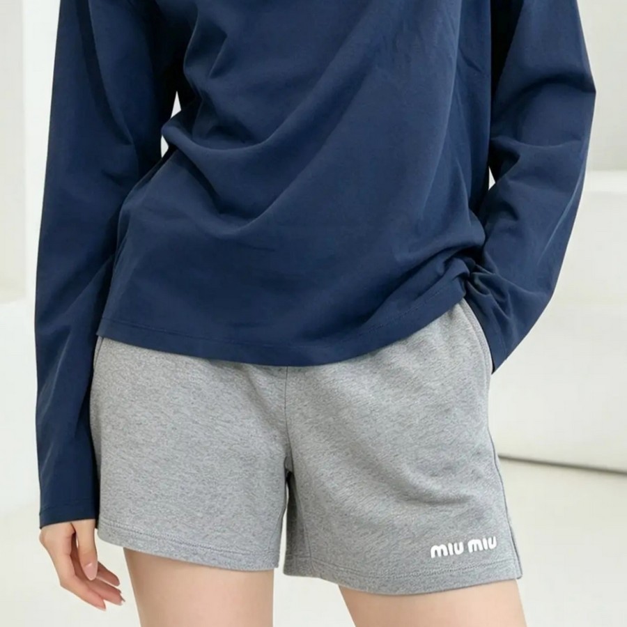 Miu Miu Jersey Bermudas #GUUTK-8