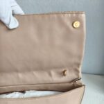 Miu Miu Matelasse Clutch Nude Nappa Leather With Gold Hardware #GUCLU-3 - Image 11